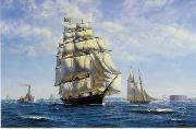 unknow artist, Seascape, boats, ships and warships. 111